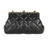 Quilted CC Kisslock Clutch Bag, back view